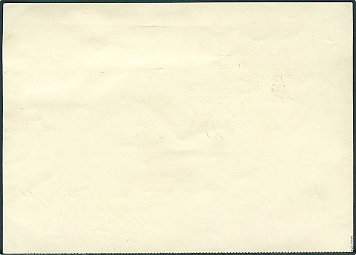 10 øre Bølgelinie, 15 øre og 50 øre i fireblok Chr. X Postfærgemærker på fragtbrev annulleret med violet stempel Aggersund Færgeri i 1920’erne for 1 læs tørv på 1000 kg. fra Løgstør til Aggersund. Smukt fragtbrev.