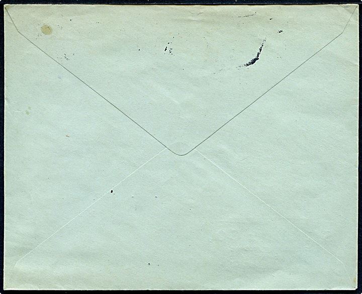 15 øre Karavel på brev annulleret med TMS Odense ***/“Post-Pakkeportoen nedsat i Nærtrafikken til 40 Øre indtil 5 kg.” d. 10.6.1933 til Rynkeby. 