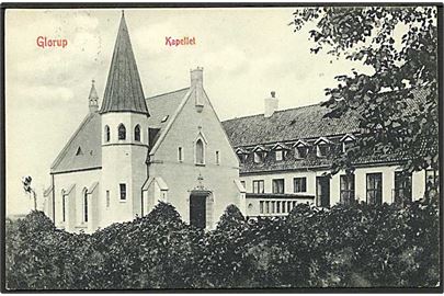 Kapellet ved Glorup Hovedgaard. W.K.F. no. 2523.