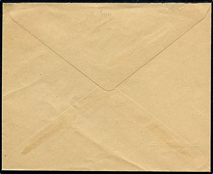 20 øre Karavel single på brev annulleret med brotype Vc Ringkøbing P. & T. d. 27.11.1942 til København. Kendes kun benyttet i perioden 10.11.-10.12.1942.