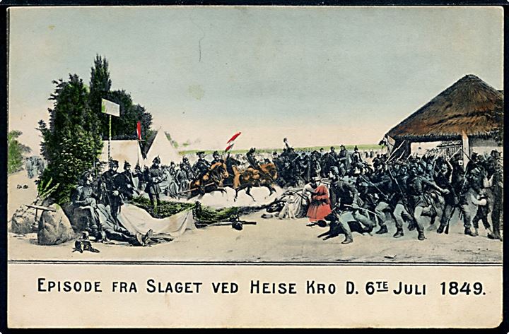 3-års krigen. Episode fra Slaget ved Fredericia den 6. Juli 1849 (Slaget ved Heise Kro). G.B. no. 101.