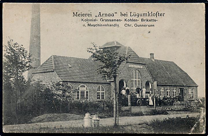 Lügumkloster. Mejeriet Arnaa ved Chr. Gunnersen. Th. Møller no. 16.