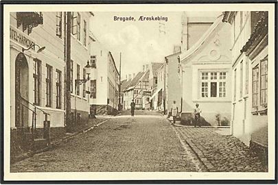 Parti fra Brogade i Ærøskøbing. Stenders no. 45503.