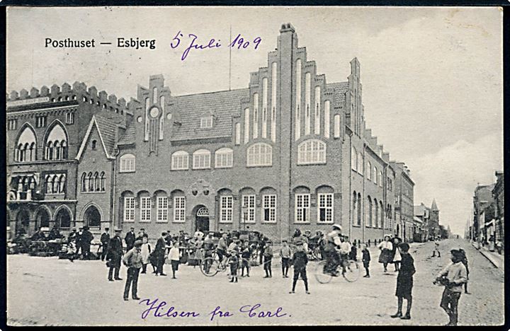 Esbjerg. Posthuset. C.J.C. no. 1071.
