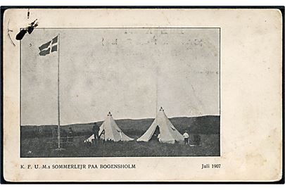 Bogensholm ved Ebeltoft vig. K.F.U.M.'s sommerlejr. U/no. 
