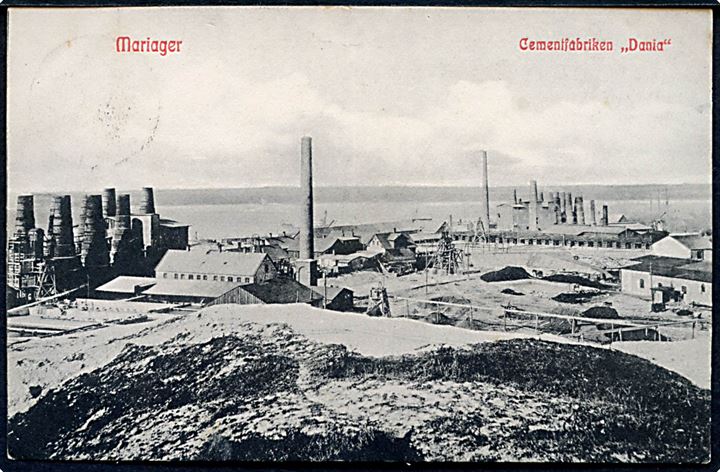 Mariager, Cementfabrikken Dania. P. Alstrup no. 8709.