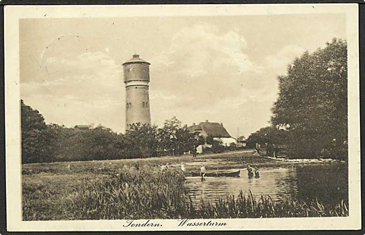Vandtaarnet i Tønder. M. Glückstadt & Münden no. 71977.