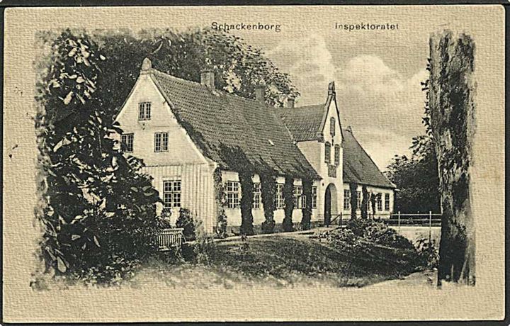 Inspektørboligen til Schackenborg. C.C. Biehl no. 3394.
