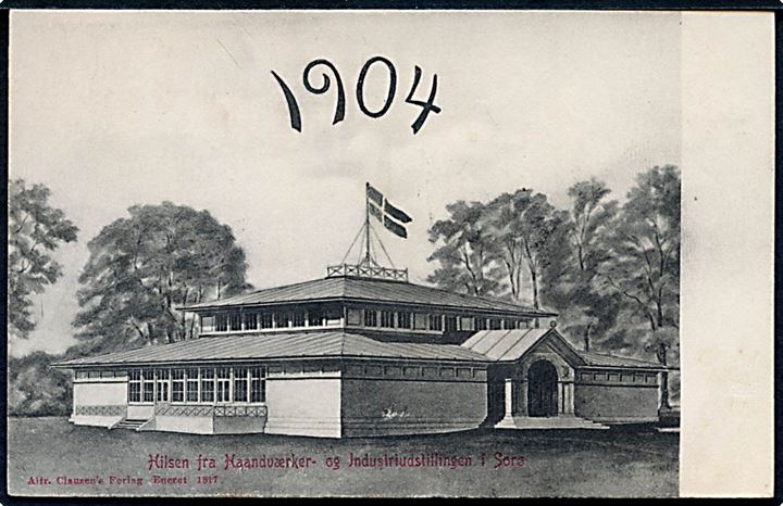 Sorø, Haandværker- og Industriudstillingen 1904. A. Clausen no. 1317