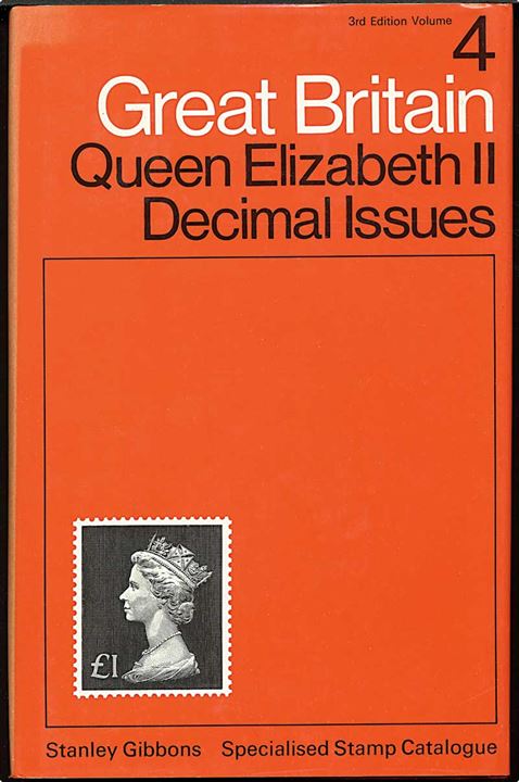 Great Britain. Queen Elizabeth II Decimal Issues, Stanley Gibbons special katalog 3. udg. Vol.4. 490 sider. 