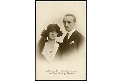 Prinsesse Margrethe af Danmark og Prins René af Bourbon. Bryllupsfoto. A. Vincent. no. 75