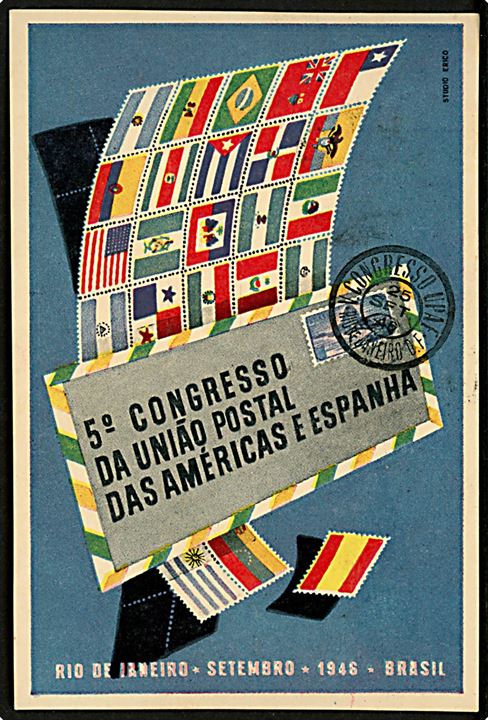 Brasilien. Fra d. 5. postkongres i Rio 1946. 