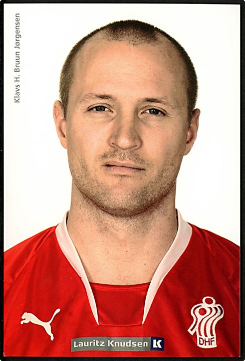Håndbold Herrelandsholds spiller Klavs H. Bruun Jørgensen i Officiel trøje anno 2007. 