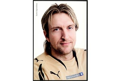 Håndbold Herrelandsholds spiller Sune Agerschou i Officiel trøje anno 2007. 