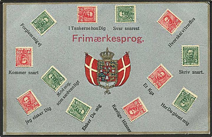 Frimærkesprog fra Danmark. HGZ & Co. no. 7884.