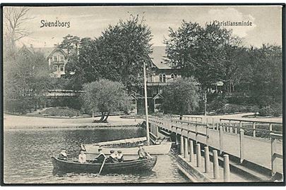 Anløbsbroen ved Christiansminde. W.K.F. no. 968.