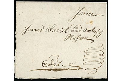 1759. Fuhrmannsbrief med fortrykt indhold fra Lindau d. 13.7.1759 til Chur, Schweiz.
