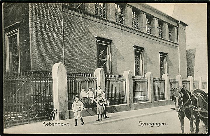 Krystalgade 19 Synagogen. Stenders no. 6071. Kvalitet 8