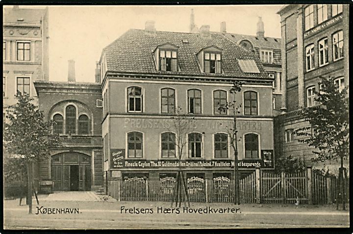 Frederiksberg Alle 9 Frelsens Hærs Hovedkvarter. A. Nielsen no. 8945. Kvalitet 10