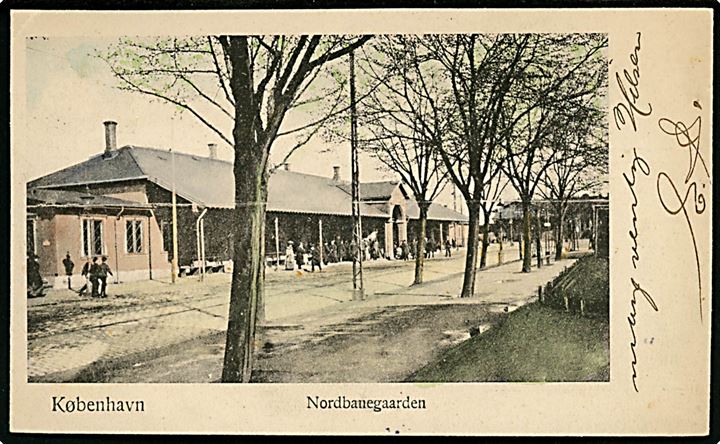 Nordbanegaarden eller Klampenborg Station ved Gyldenløvesgade. U/no. Kvalitet 8
