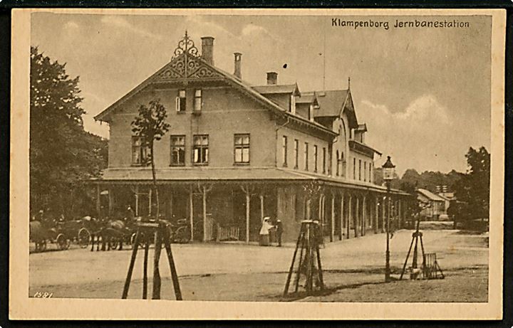 Klampenborg jernbanestation. Dansk Lystrykkeri no. 1581. Kvalitet 7