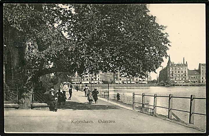 Østerbro ved Sortedams søen. Fritz Benzen no. 8. Kvalitet 8
