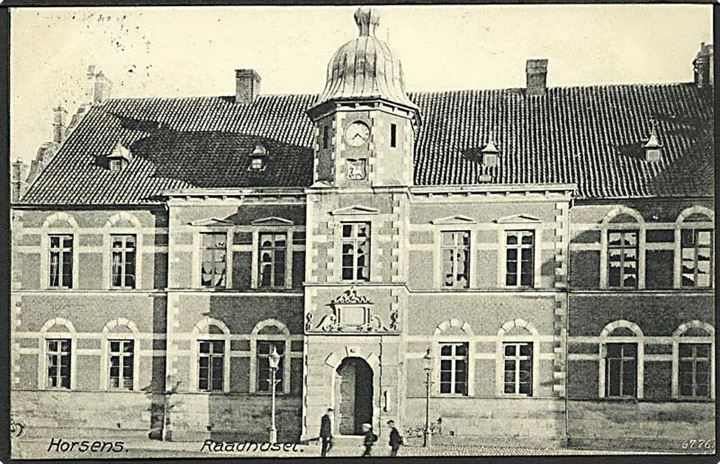 Raadhuset i Horsens. C. Møller no. 6776.