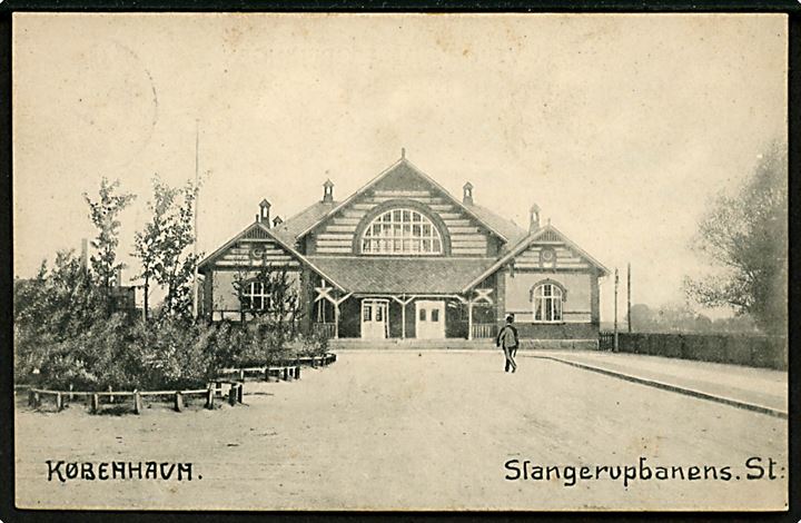 Slangerupbanens station. Dansk Industri no. 45. Kvalitet 7