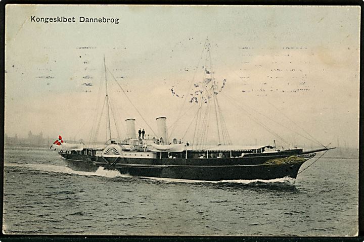 Marine. “Dannebrog”, kongeskibet. P. Alstrup Danmarks Flaade no. 11. Kvalitet 7
