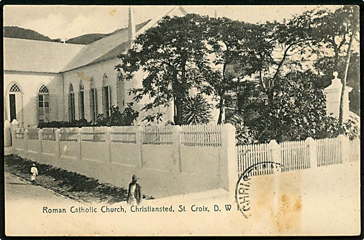 D.V.I., St. Croix, Christiansted, Roman Catholic Church. Lightbourn no. 3. Kvalitet 7