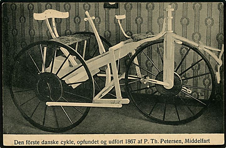 Middelfart, første danske cykel udført af P. Th. Petersen, Middelfart i 1867. J. G. Kreutzer u/no. Kvalitet 7