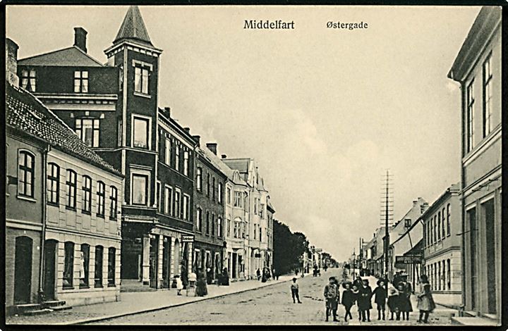 Middelfart, Østergade. P. Alstrup no. 3066. Kvalitet 9