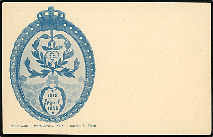 Platter. 8. April 1818 - 1898. Platte Serie I No. 6. Kvalitet 8