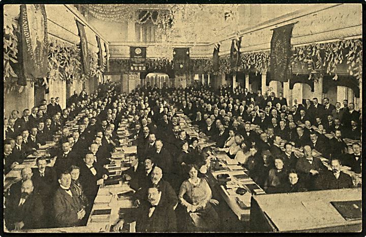 Enghavevej 40 Folkets Hus, Samvirkende Fagforbunds Generalforsamling april 1916. “Fremad” u/no. Kvalitet 7