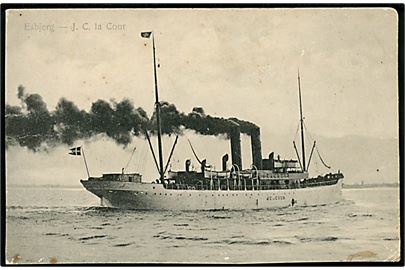 J. C. La Cour, S/S, DFDS Englandsbåd. C.J.C. no. 251.