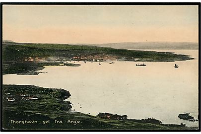 Thorshavn set fra Arge. Stenders no. 10326.