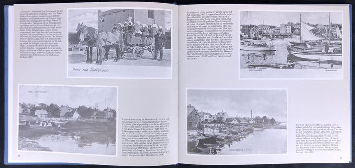 Strandvejen set på gamle postkort af Kenno Pedersen, 136 sider illustreret beskrivelse med gamle postkort. 