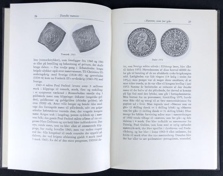 Mønt, Georg Galster, 78 sider. Lille illustreret håndbog og introduktion til mønt- og medaljehistorie.