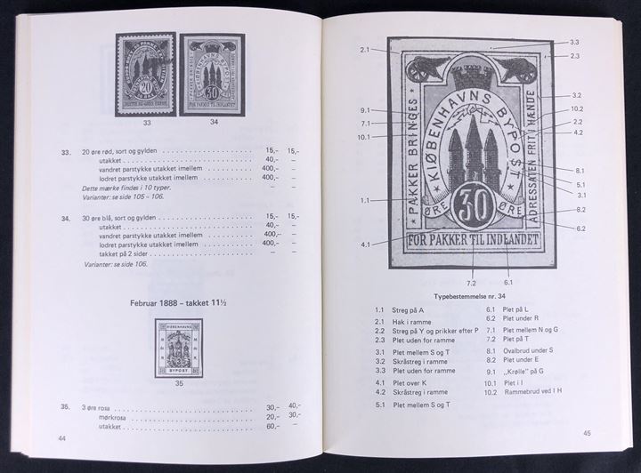 Katalog over dansk bypost af P. Clement Sørensen. Flot illustreret katalog. 120 sider.