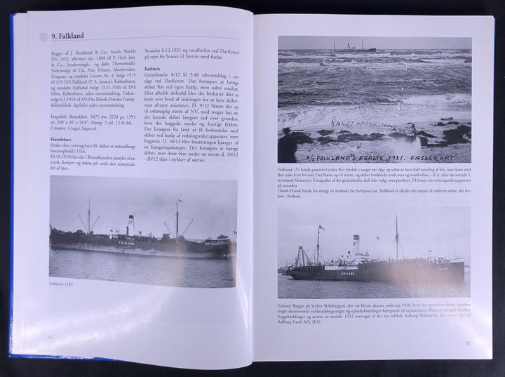 Dansk-Fransk - skibene fra A/S Det Dansk-Franske Dampskibsselskab af Ole Stig Johannesen. 256 sider illustreret  skibsliste og rederihistorie.