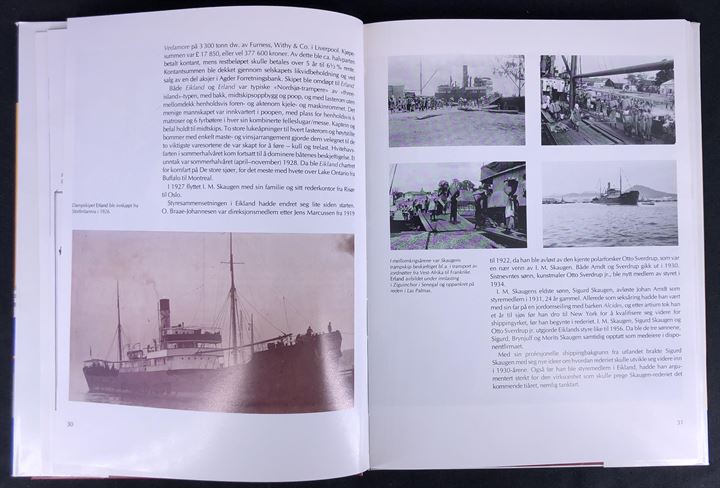 Skaugen. 70 år i shipping. A/S Eikland 1916-1986 af Bråd Kolltveit. 185 sider illustreret rederihistorie med skibsliste.