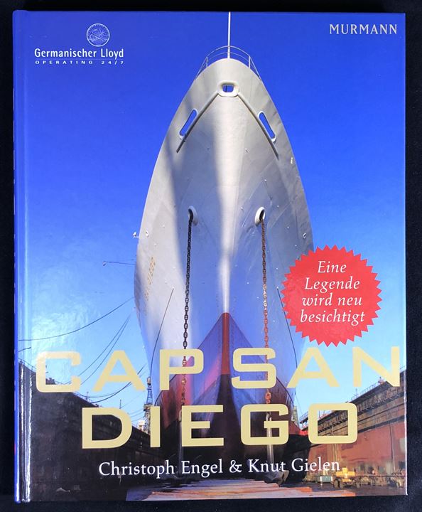 Cap San Diego - Eine Legende wird neu besichtigt af C. Engal & K. Gielen. Illustreret bog og museums-fragtskib i Hamburg. 80 sider.
