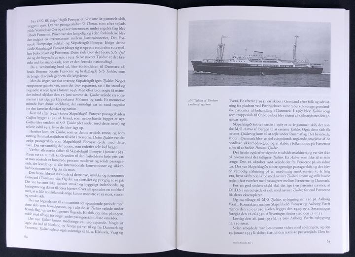 Erindringer fra et liv til søs 1900-1946 af Bernhard David Larsen. Maritim Kontakt 23. 147 sider.