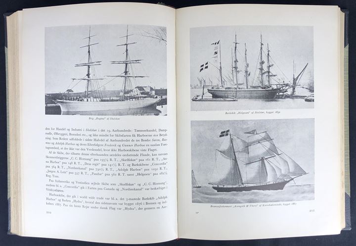 Fra Sejl til Diesel, Dansk Skibsfart, Søhandel og Skibsbygning af F. Holm-Petersen og A. Rosendal. Flot illustreret 4-bindsværk på samlet ca. 2000 sider med omfattende skibsregister.