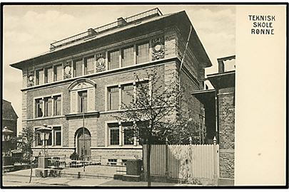 Rønne. Teknisk skole. F. Sørensen no. 53 B. 