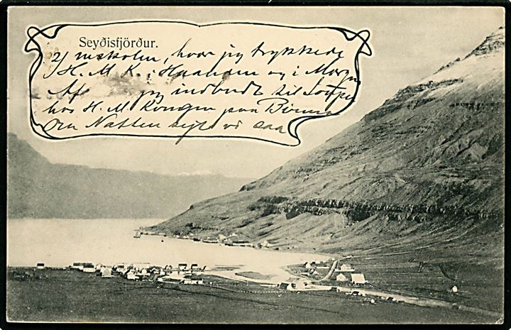 Seydisfjordur. Udsigt over. Finsen & Johnson no. 4216.