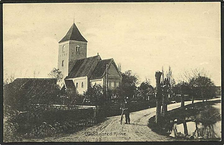 Vaabensted Kirke. Stenders no. 13858.