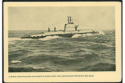 Britisk undervandbåd fra Royal Navy. U/no.