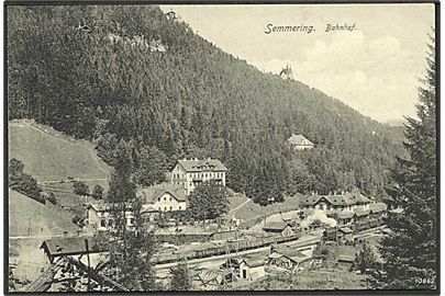 Banegaarden i Semmering, Østrig. Würthle no. 10862.