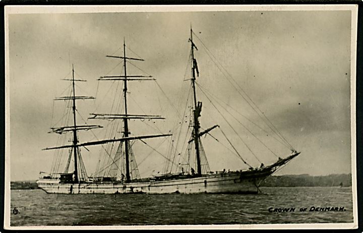 Crown of Denmark, britisk fuldskib, senere norsk Saga og fra 1917 dansk Viben. U/no.
